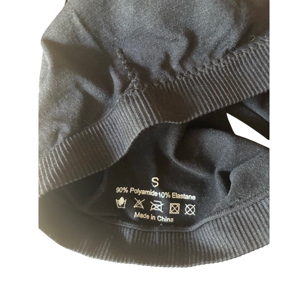 Black Padded Razorback Bra Size S - Picture 3 of 3